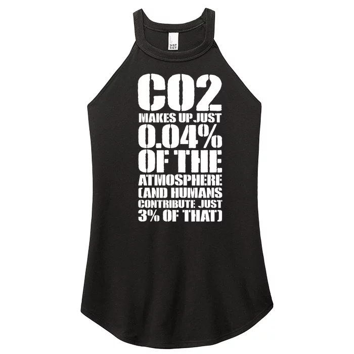 Co2 Makes Up Just 004 Of The Atmosphere Women’s Perfect Tri Rocker Tank