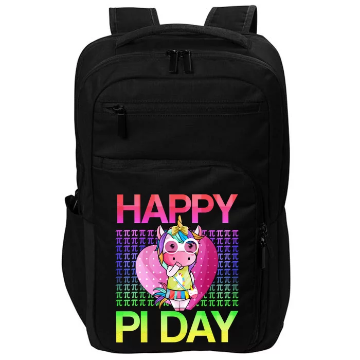 Cute Math Unicorn Cute Gift Happy Pi Day 3 14 Gift Impact Tech Backpack