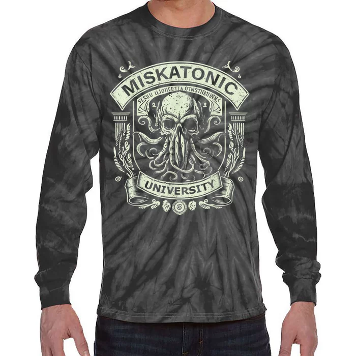 Cthulhu Miskatonic University Tie-Dye Long Sleeve Shirt