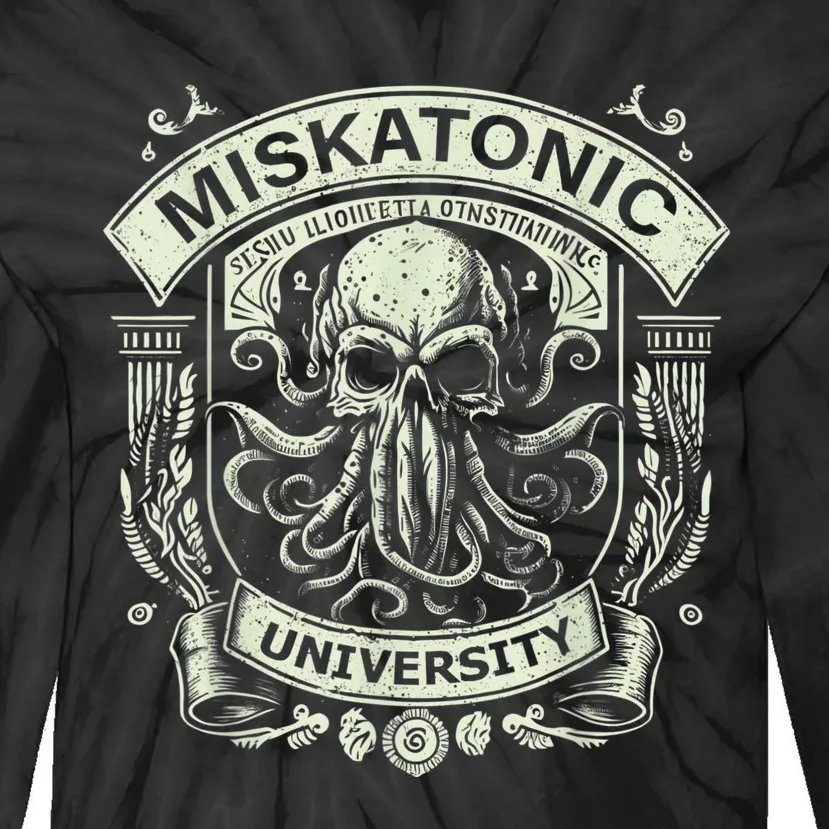 Cthulhu Miskatonic University Tie-Dye Long Sleeve Shirt