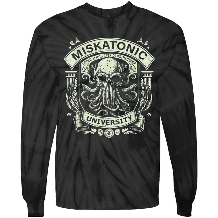 Cthulhu Miskatonic University Tie-Dye Long Sleeve Shirt