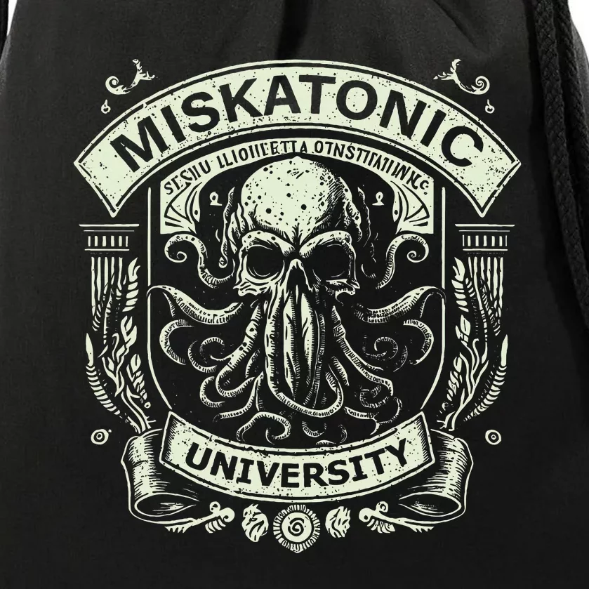 Cthulhu Miskatonic University Drawstring Bag