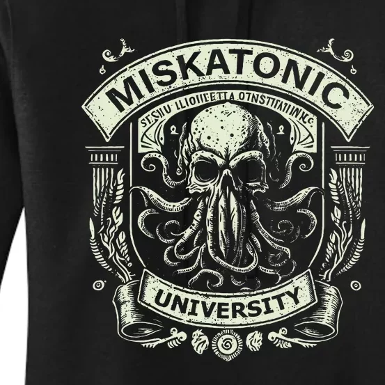 Cthulhu Miskatonic University Women's Pullover Hoodie