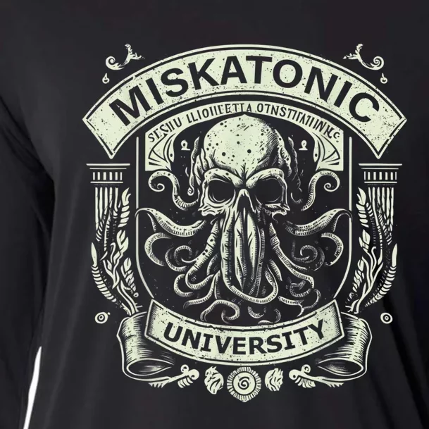 Cthulhu Miskatonic University Cooling Performance Long Sleeve Crew