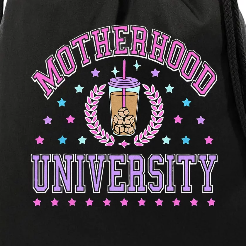 Cool Mamas University Motherhood Of University Graduation Drawstring Bag