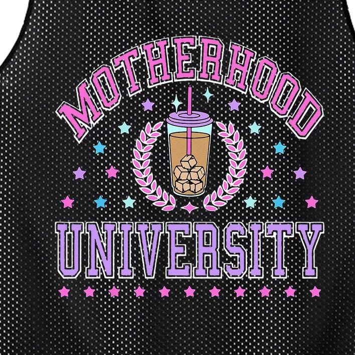 Cool Mamas University Motherhood Of University Graduation Mesh Reversible Basketball Jersey Tank