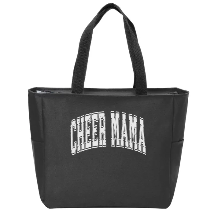 Cheer Mama Varsity Cheer Mom Game Day Mom Zip Tote Bag