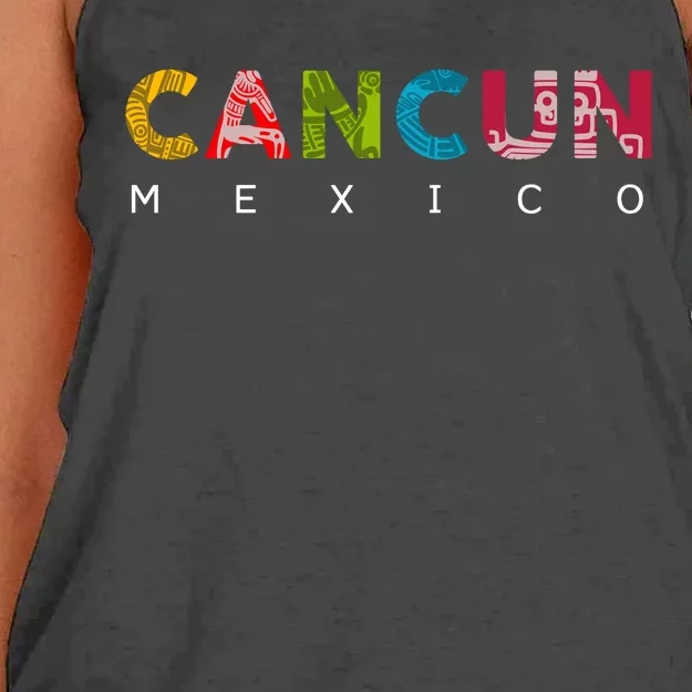 Cancun Mexico Vacation Women's Knotted Racerback Tank