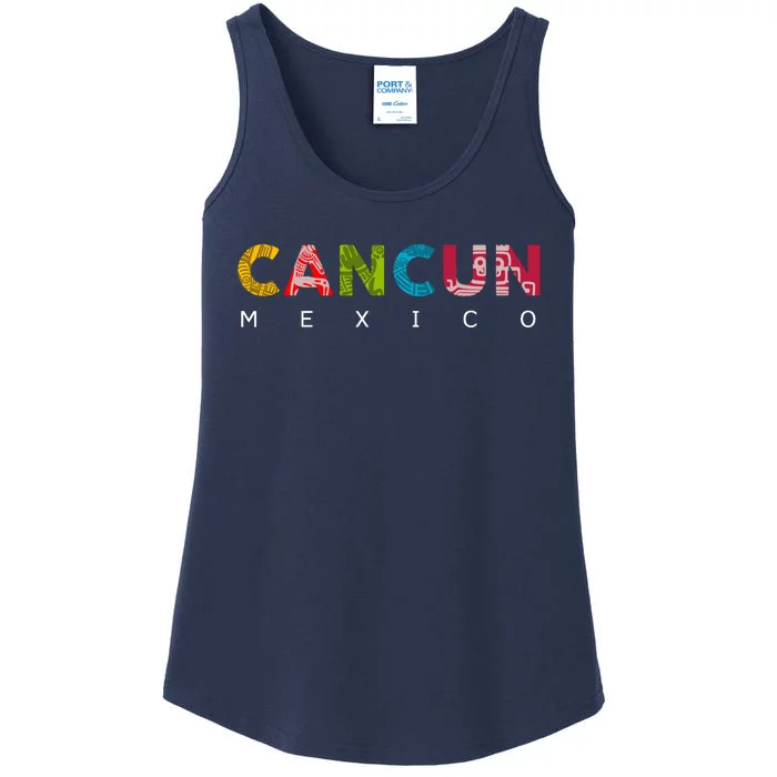 Cancun Mexico Vacation Ladies Essential Tank