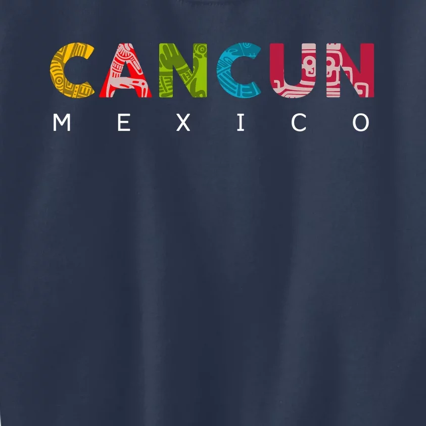 Cancun Mexico Vacation Kids Sweatshirt