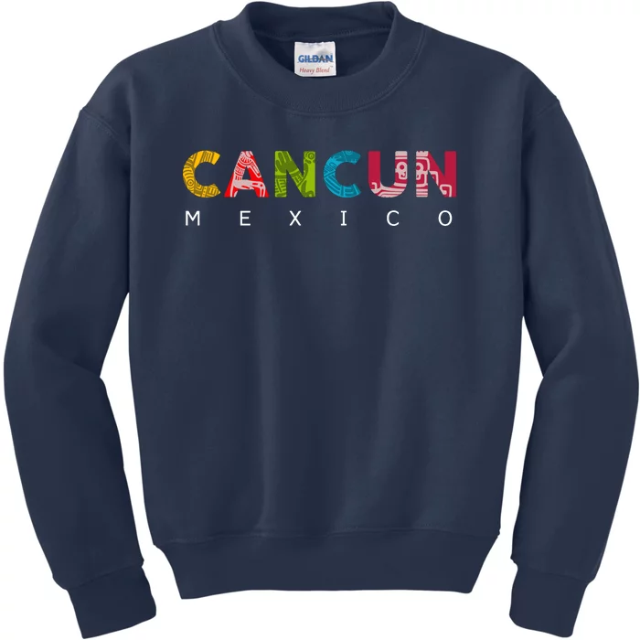 Cancun Mexico Vacation Kids Sweatshirt