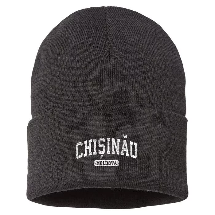 Chisinau Moldova Vintage Sports Design Sustainable Knit Beanie