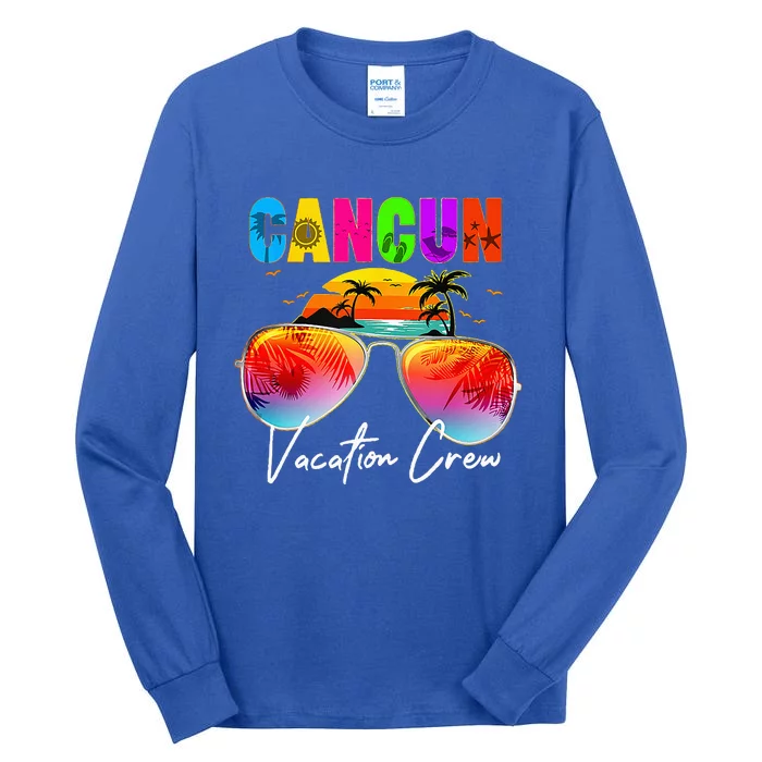 Cancun Mexico Vacation Crew Group Matching Tall Long Sleeve T-Shirt