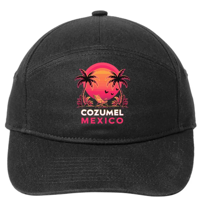 Cozumel Mexico Vacation 7-Panel Snapback Hat