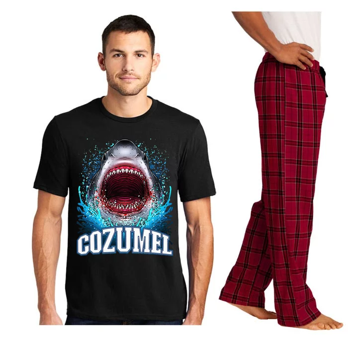 Cozumel Mexico Vacation Great White Shark Beach Cruise Trip Pajama Set