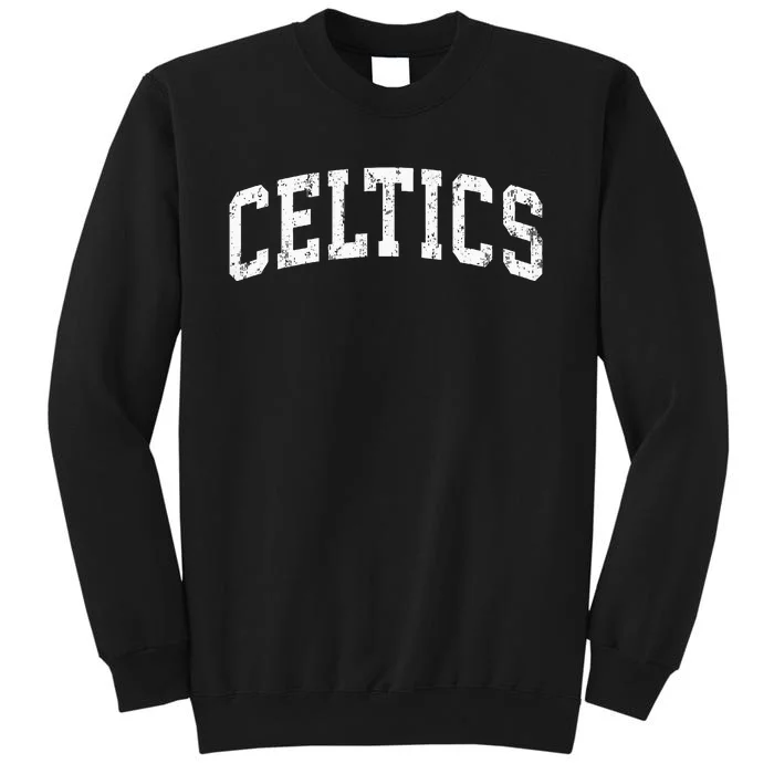 Celtics Mascot Vintage Athletic Sports Name Tall Sweatshirt