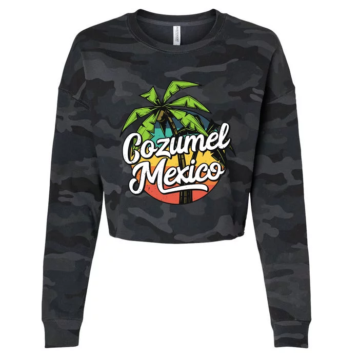 Cozumel Mexico Vacation Cropped Pullover Crew