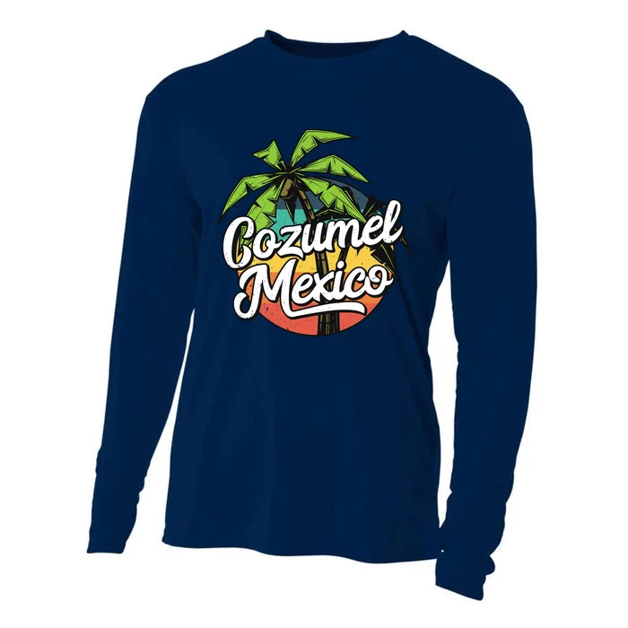 Cozumel Mexico Vacation Cooling Performance Long Sleeve Crew