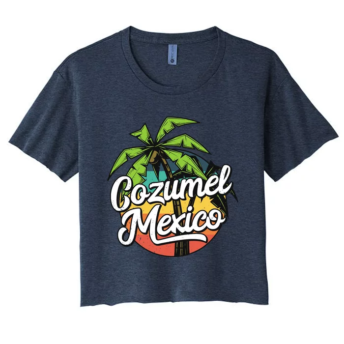 Cozumel Mexico Vacation Women's Crop Top Tee