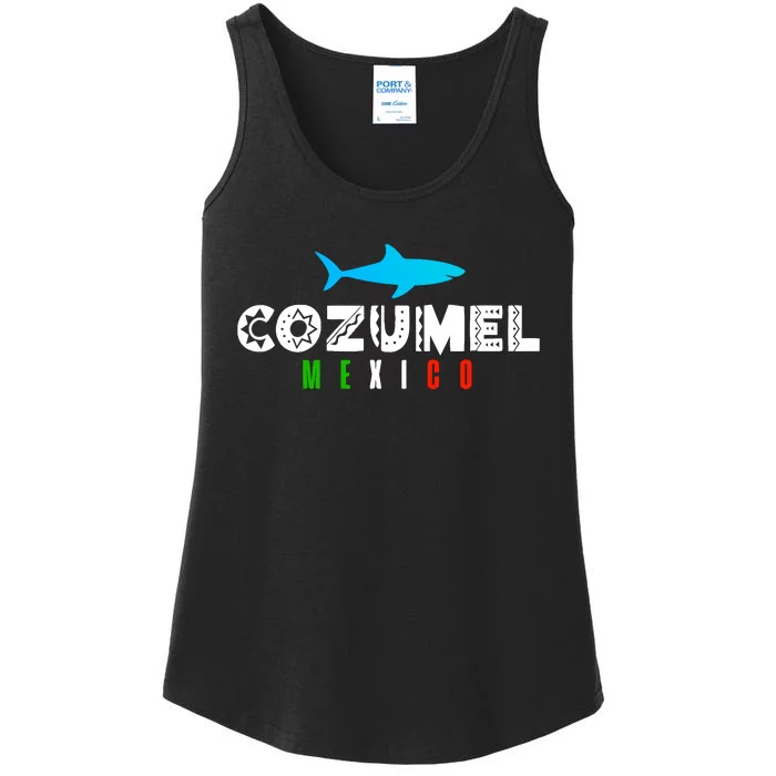 Cozumel Mexico Vacation Souvenir Gift Ladies Essential Tank