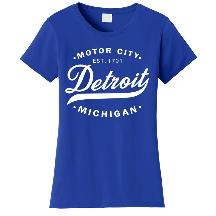 Classic Michiganians Vintage Detroit Motor City Michigan Mi Gift Women's T-Shirt