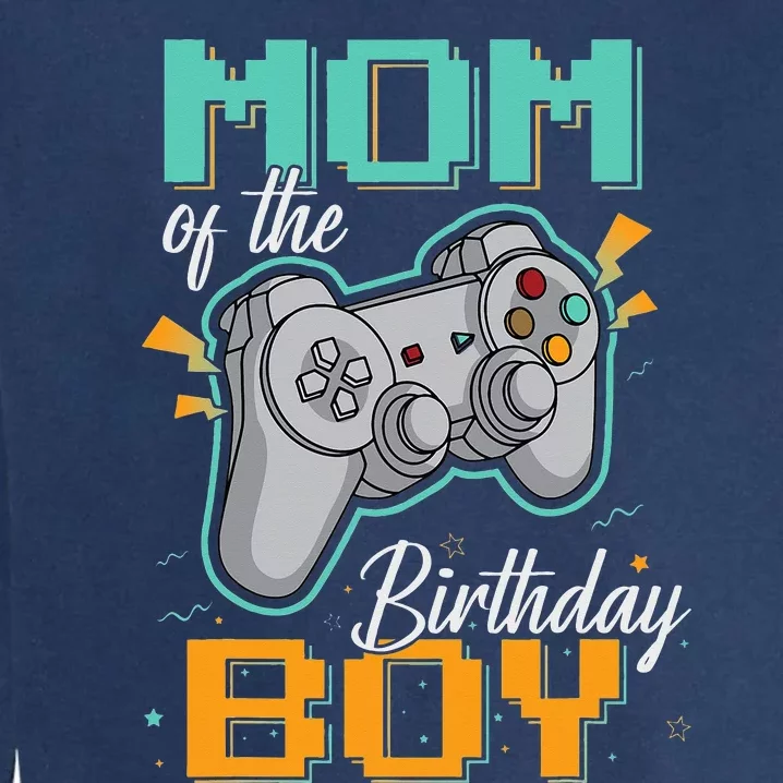 Cool Mom Video Gamer Birthday Themed Party Garment-Dyed Sweatshirt