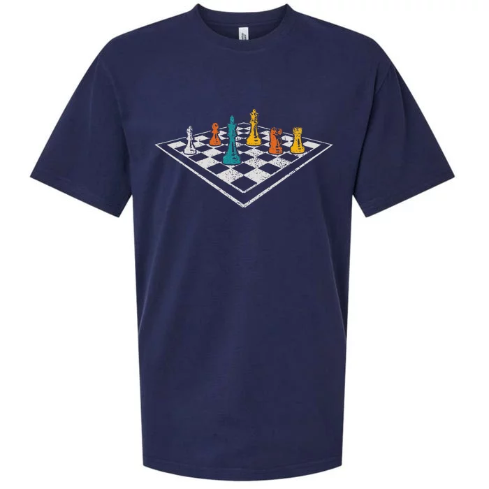 Chess Master Vintage Retro Club Chess Player Sueded Cloud Jersey T-Shirt