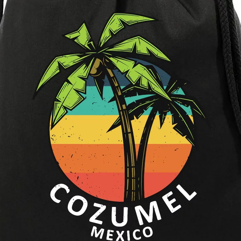 Cozumel Mexico Vacation Drawstring Bag