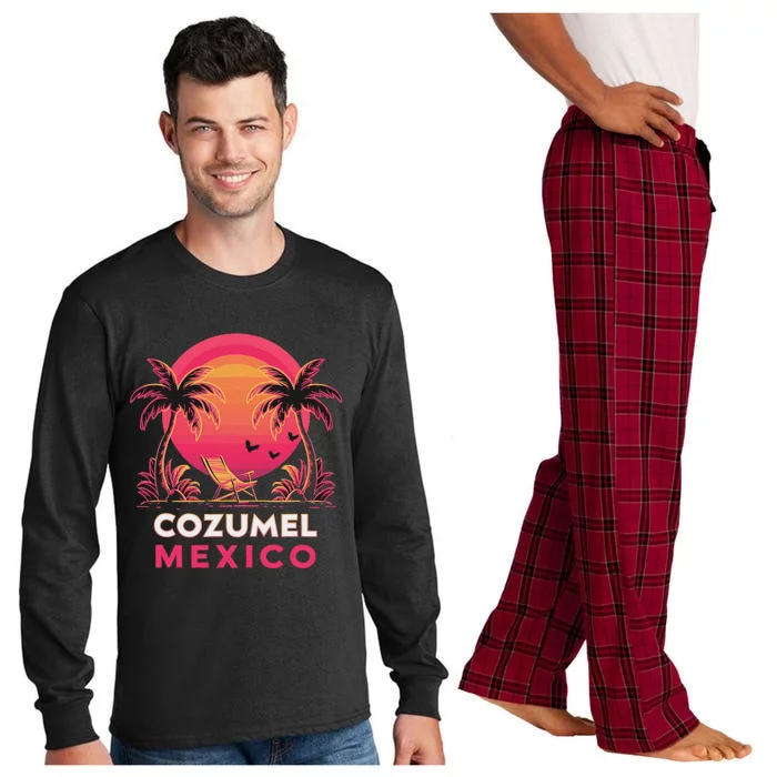 Cozumel Mexico Vacation Paradise Long Sleeve Pajama Set