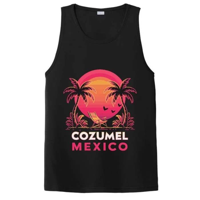 Cozumel Mexico Vacation Paradise Performance Tank