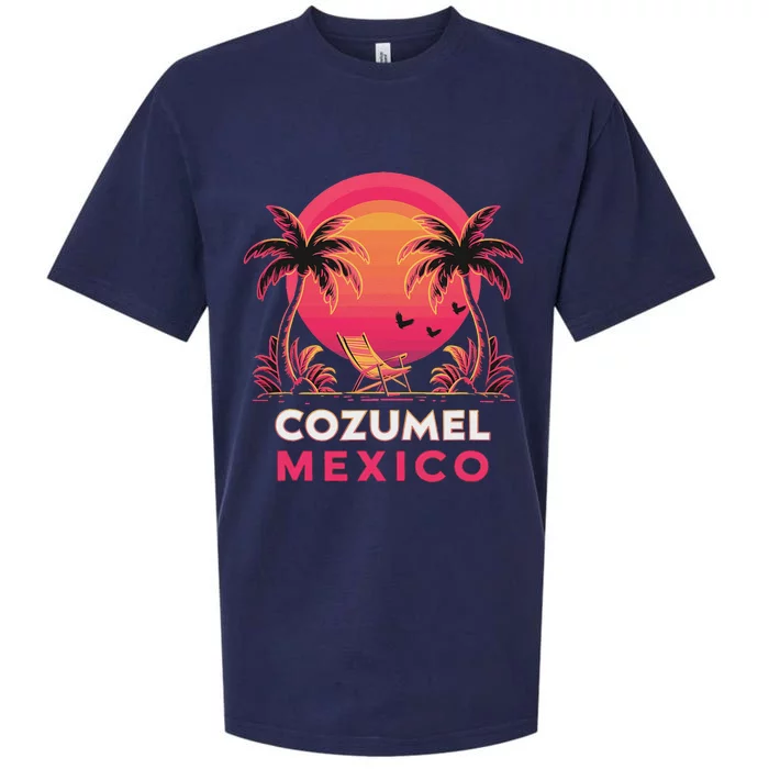 Cozumel Mexico Vacation Paradise Sueded Cloud Jersey T-Shirt