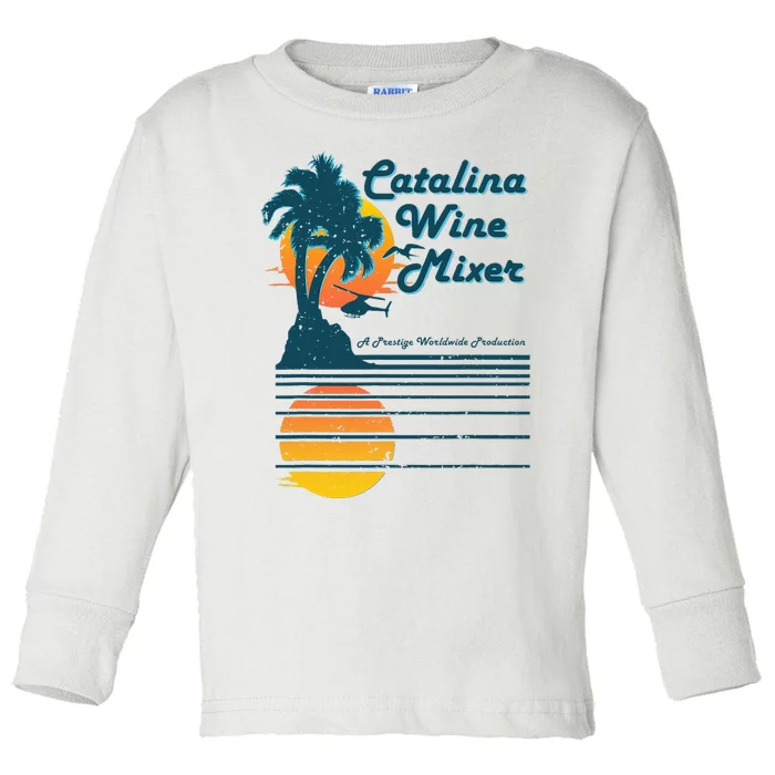 Catalina Mixer Wine Toddler Long Sleeve Shirt