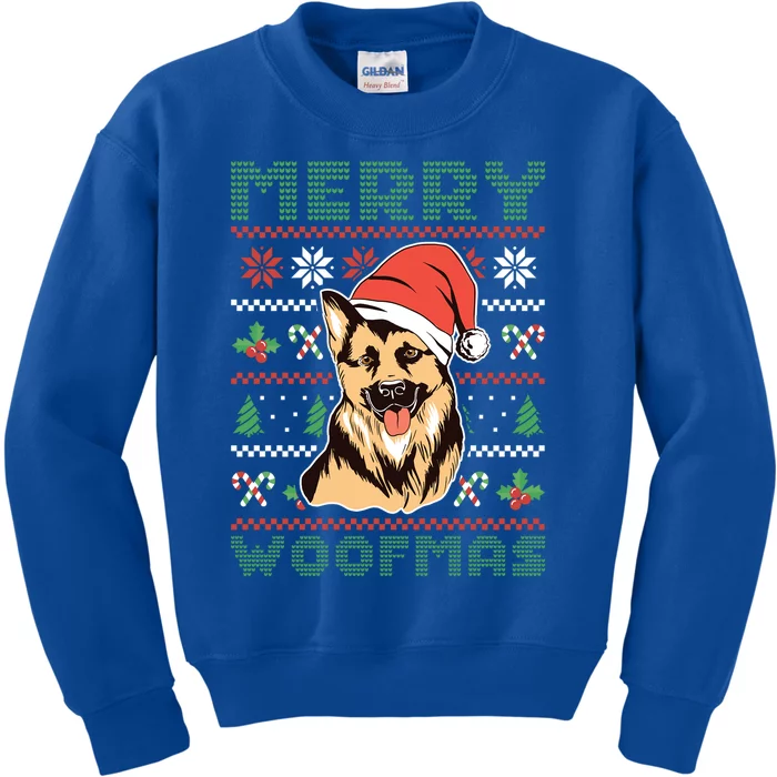 Christmas Merry Woofmas Christmas Dog Owner Christmas Dog Gift Kids Sweatshirt