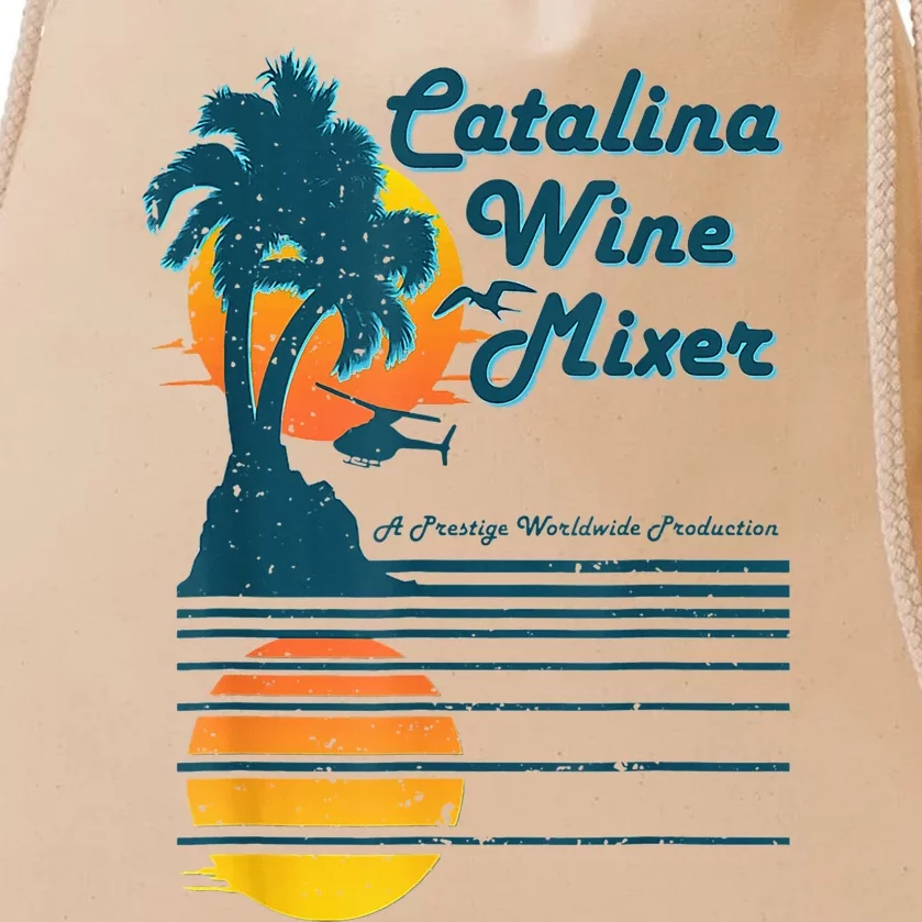 Catalina Mixer Wine Drawstring Bag