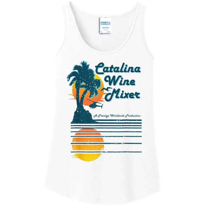 Catalina Mixer Wine Ladies Essential Tank