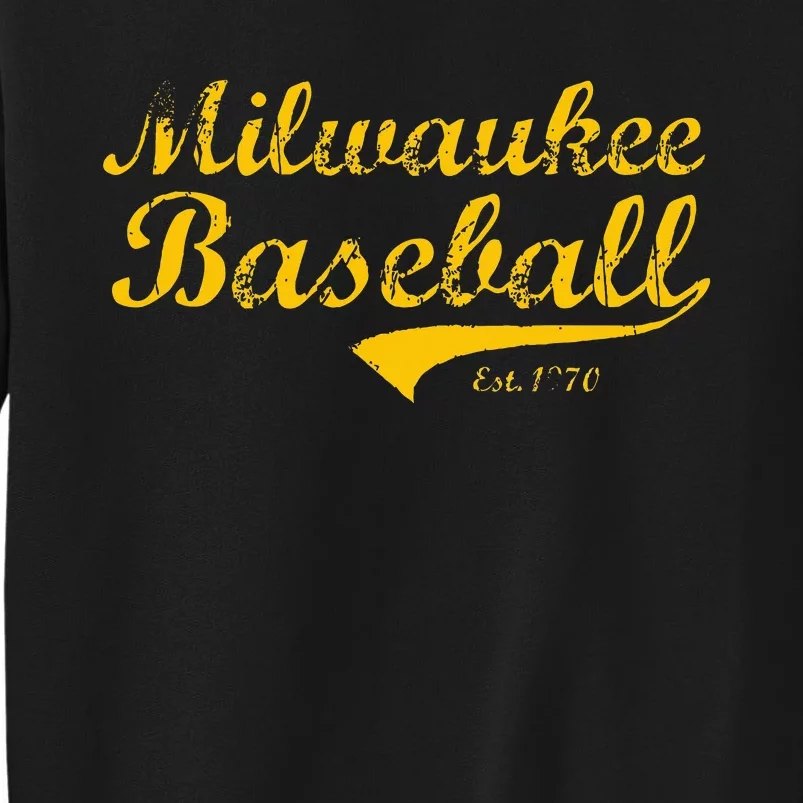 Classic Milwaukee Wisconsin Baseball Fan Sweatshirt