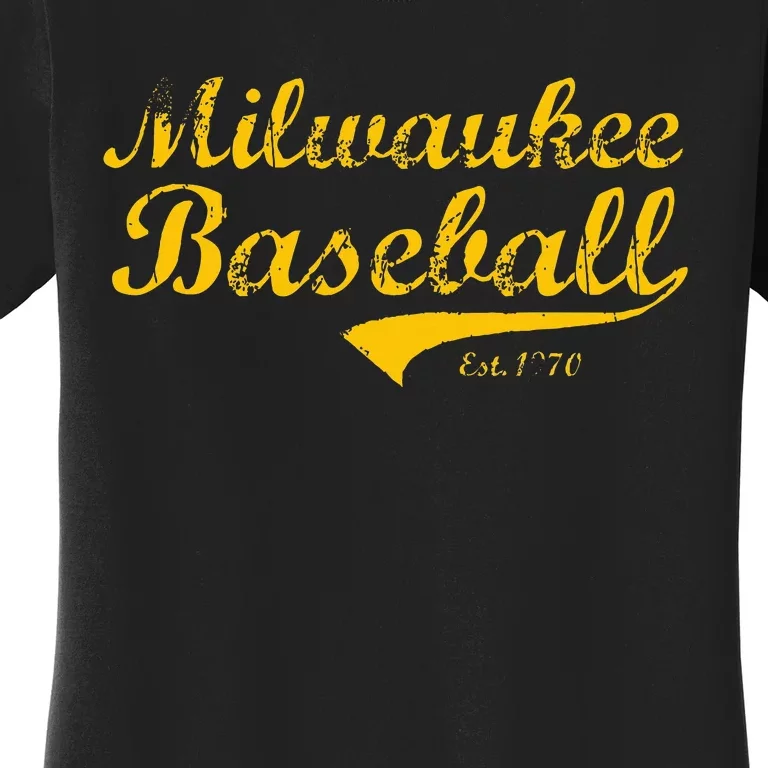 Classic Milwaukee Wisconsin Baseball Fan Women's T-Shirt