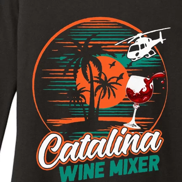 Ca.Talina Mixer Wine Womens CVC Long Sleeve Shirt