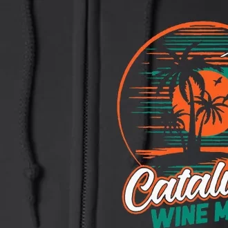 Ca.Talina Mixer Wine Full Zip Hoodie