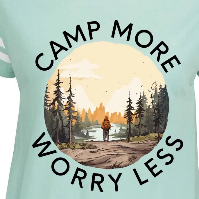 Camp More Worry Less Enza Ladies Jersey Football T-Shirt