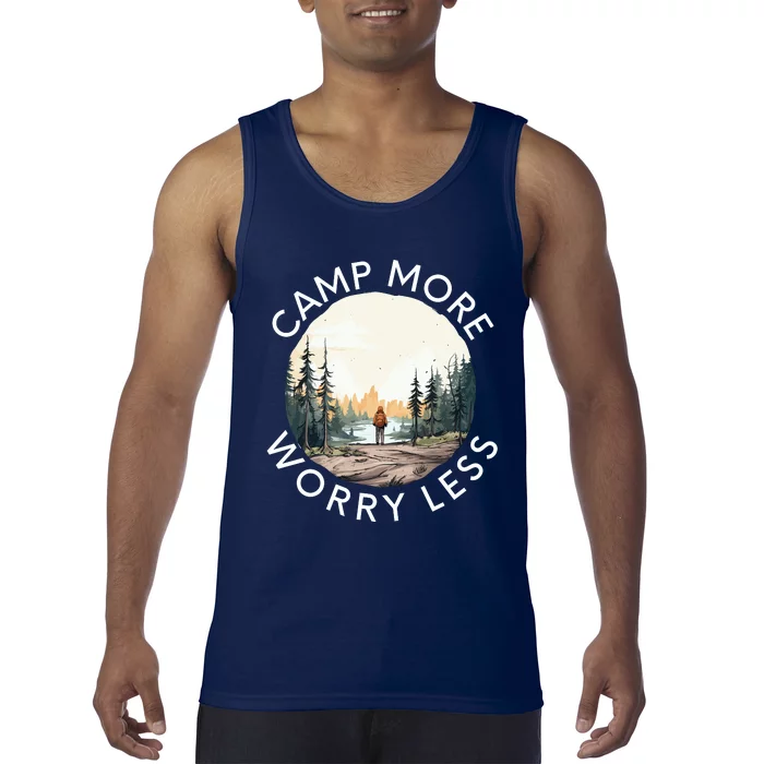 Camp More Worry Less Tank Top