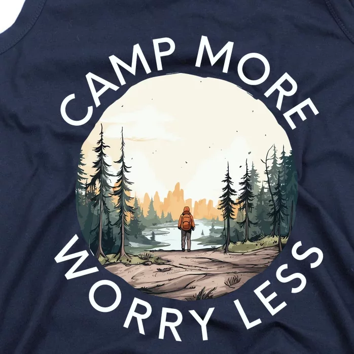 Camp More Worry Less Tank Top