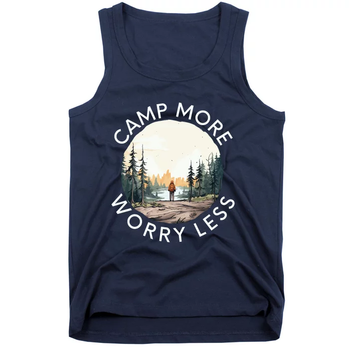 Camp More Worry Less Tank Top