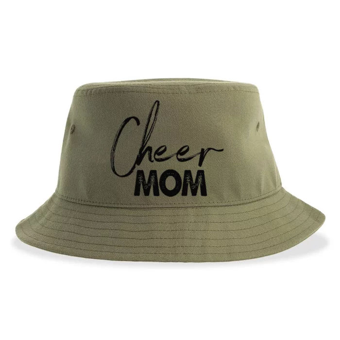 Cheer Mom Women Funny Mothers Day Party Gifts Sustainable Bucket Hat