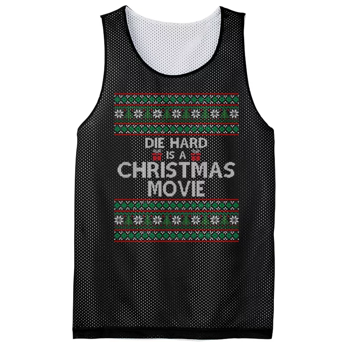 Die Hard Is A Christmas Movie Mesh Reversible Basketball Jersey Tank