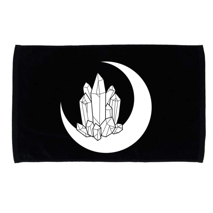 Crystal Moon Witch Wicca Witchcraft Witch Witches Moon Gift Microfiber Hand Towel