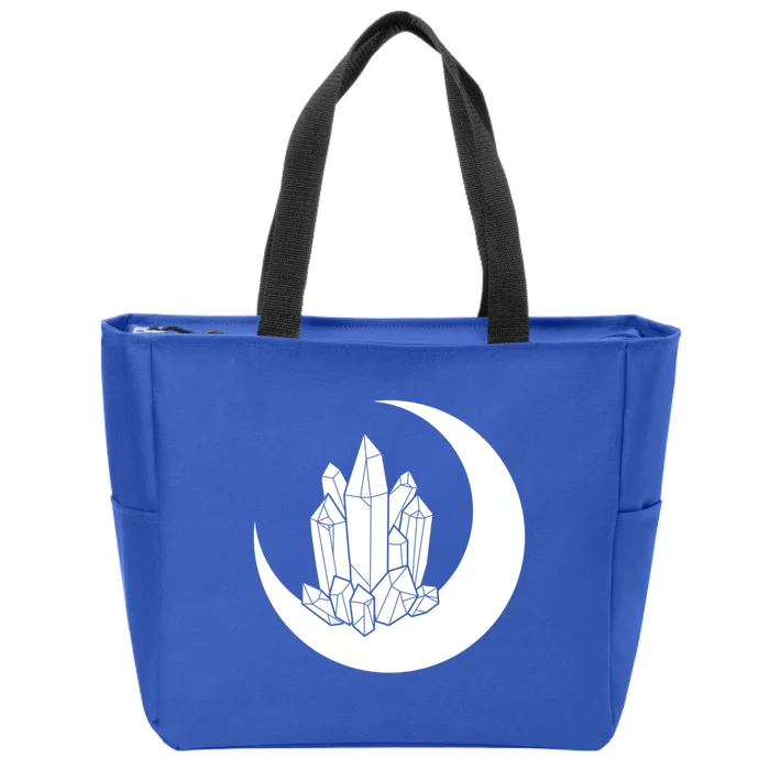 Crystal Moon Witch Wicca Witchcraft Witch Witches Moon Gift Zip Tote Bag