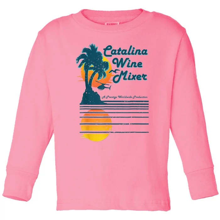 Catalina Mixer Wine Toddler Long Sleeve Shirt