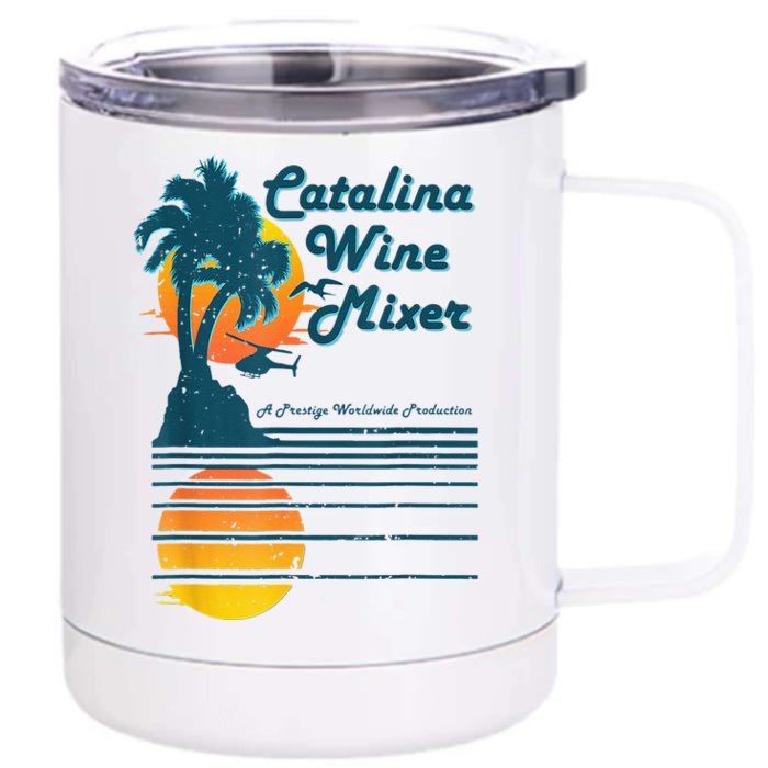 Catalina Mixer Wine Front & Back 12oz Stainless Steel Tumbler Cup