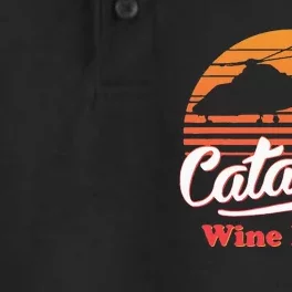 Catalina Mixer Wine Dry Zone Grid Performance Polo